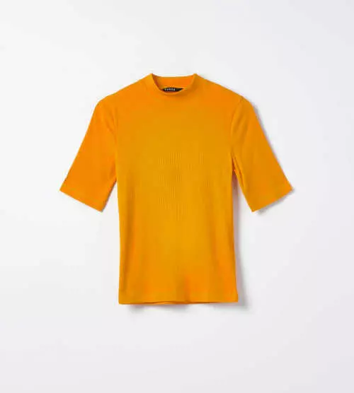 Едноцветна плетена риза за жени