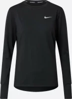 Черна спортна тениска за жени Nike с дълъг ръкав